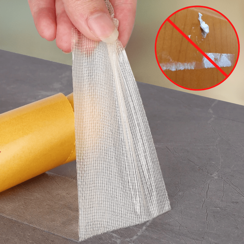 Supertape - Ultrastarkt dubbelhäftande tejp för alla ytor | Ingen rest, enkel användning, 9 kg bärförmåga