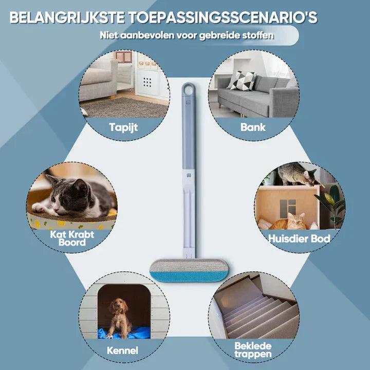 Carvallo - Multifunktionell Rengöringsborste för Möbler och Mattor