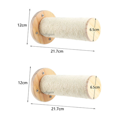 PurrMount Board - Väggmonterad kattklättrande bräda med klösträd