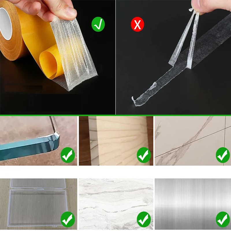 Carvallo | StickyMax - Mega starkt hållbart transparent tejp