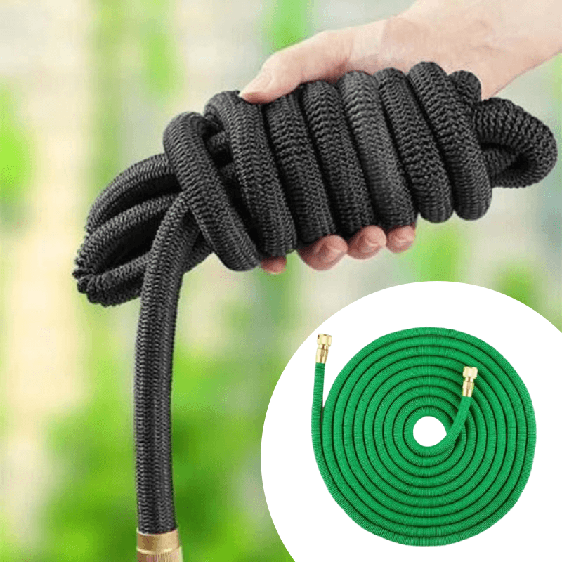 Teleskop-trädgårdsslang – Utdragbar, trasselfri vattenslang med snabbkoppling för enkelt trädgårdsarbete
