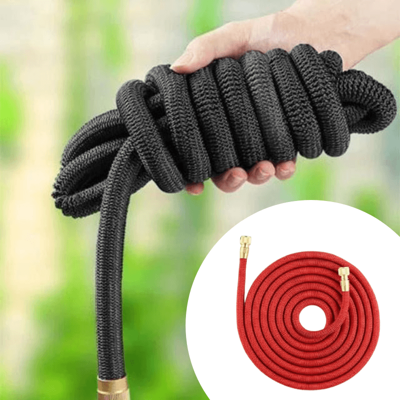 Teleskop-trädgårdsslang – Utdragbar, trasselfri vattenslang med snabbkoppling för enkelt trädgårdsarbete