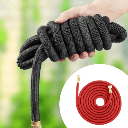 Teleskop-trädgårdsslang – Utdragbar, trasselfri vattenslang med snabbkoppling för enkelt trädgårdsarbete