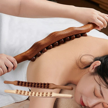 THERAWOOD - Luksuriøs Gua Sha-massagestav for ultimativ afslapning og muskelgenopretning