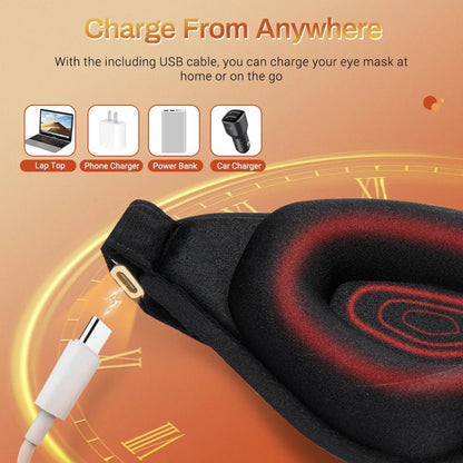 ThermaEye 3D – Elektrisk värmeöga mask med fack infraröd och temperaturreglering