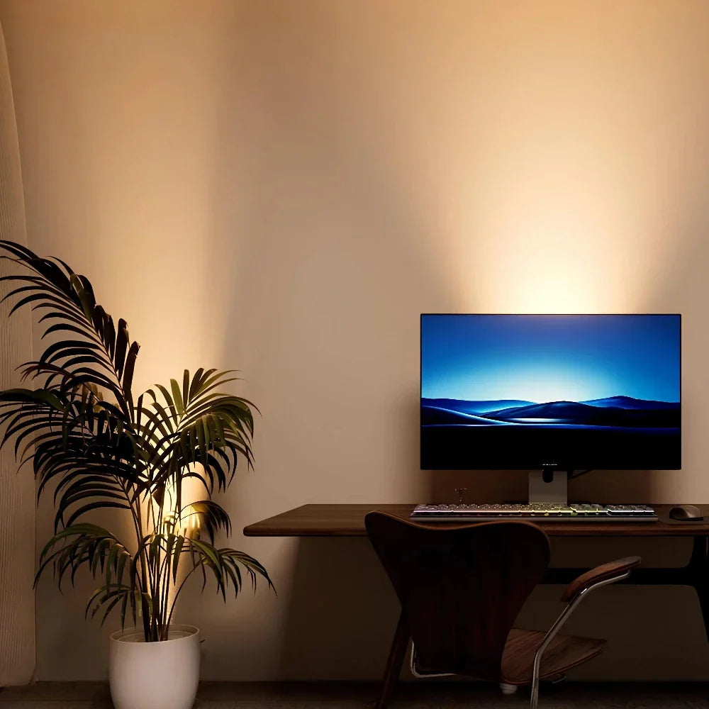 LED Vägglampa Justerbar Batteri Strålkastare