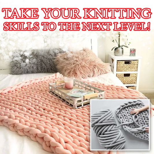 Carvallo - DIY Tjock Handstickad Schlaugarn