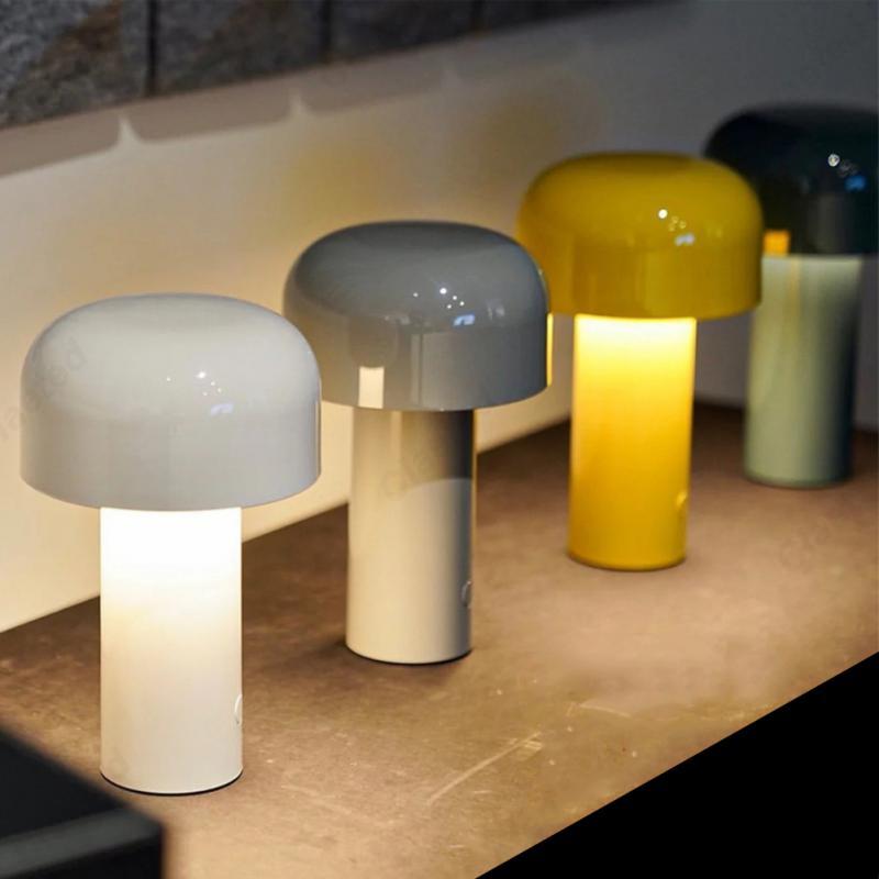TouchGlow-lampa - Bärbar, dimbar USB-skrivbordslampa med varmt omgivande ljus