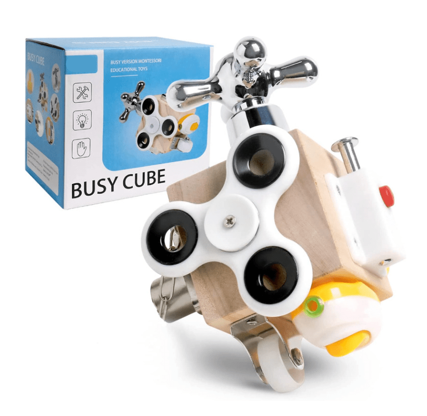ToyCube - Portabel lärande kub med interaktiva aktiviteter för på språng