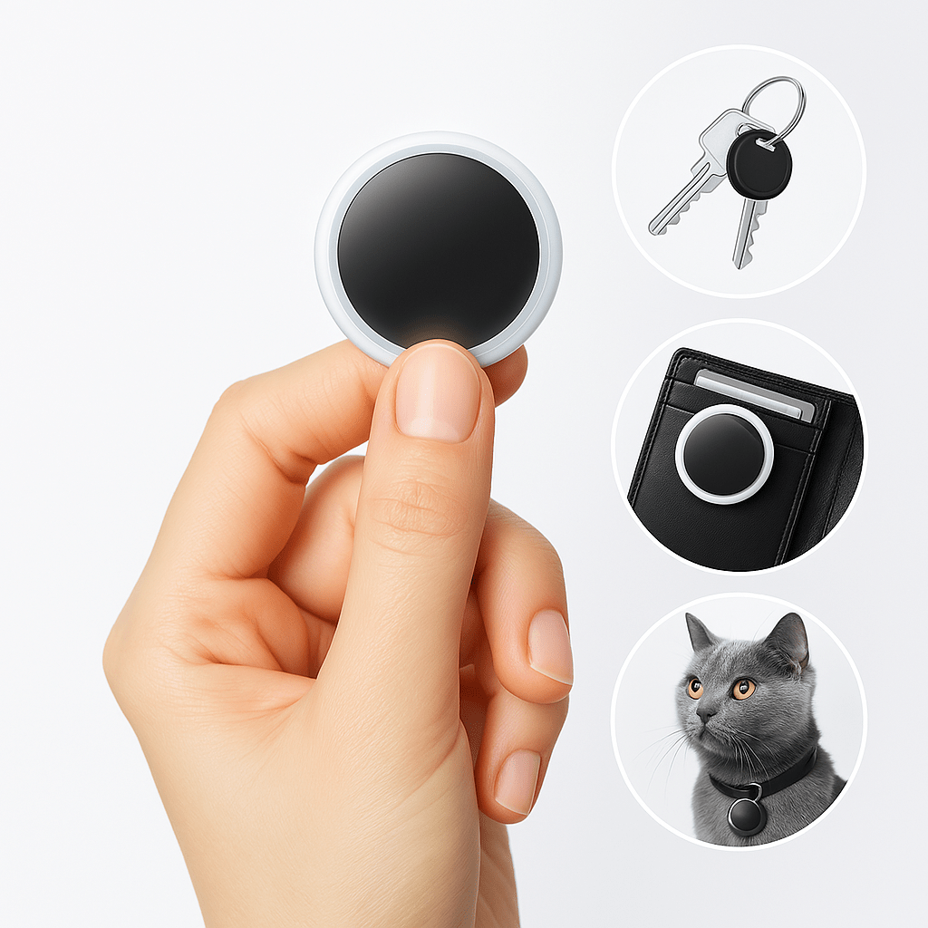 TrackMate Mini - Bluetooth GPS Tracker för nycklar och värdesaker