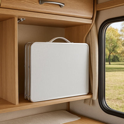 Trailfold Table - Kompakt hopfällbart bord för camping, balkong &amp; utomhus