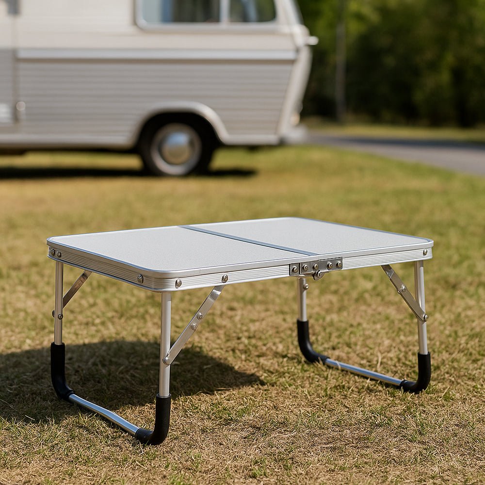 Trailfold Table - Kompakt hopfällbart bord för camping, balkong &amp; utomhus