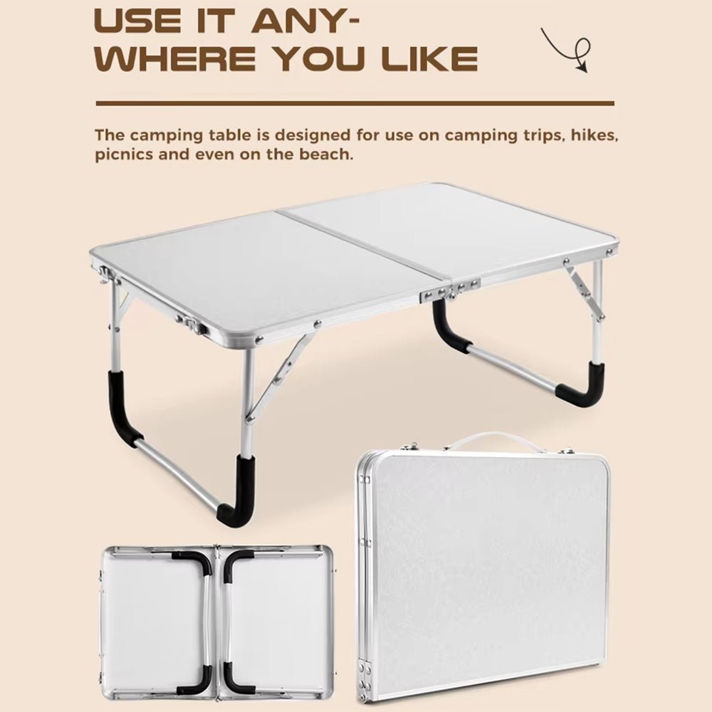 Trailfold Table - Kompakt hopfällbart bord för camping, balkong &amp; utomhus