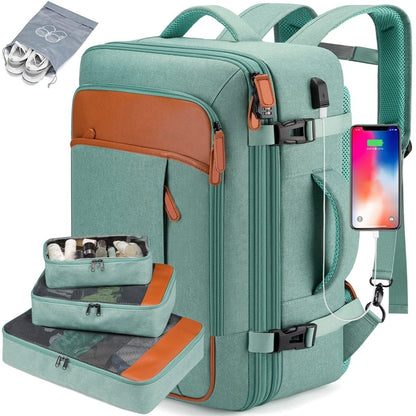 Travel Lite Pack - Kompakt rese ryggsäck med skofack och USB-port