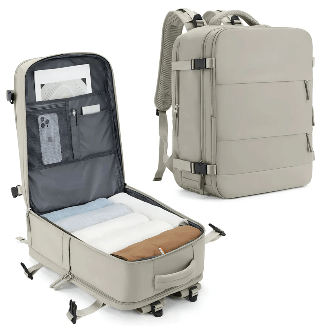 TRAVELMATE – Lättviktigt handbagage med smart lagringsdesign