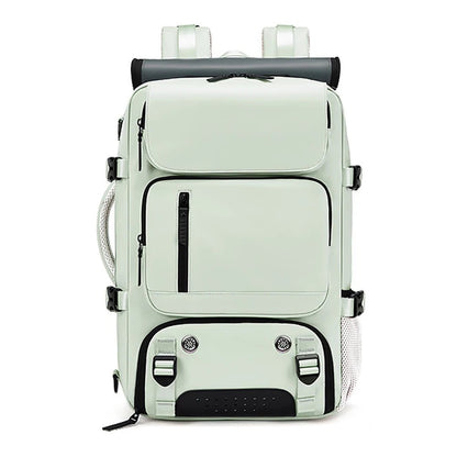 TRAVELMAX Pack - Vattentät resväska med USB-port, skofack och anti-tjuv ficka