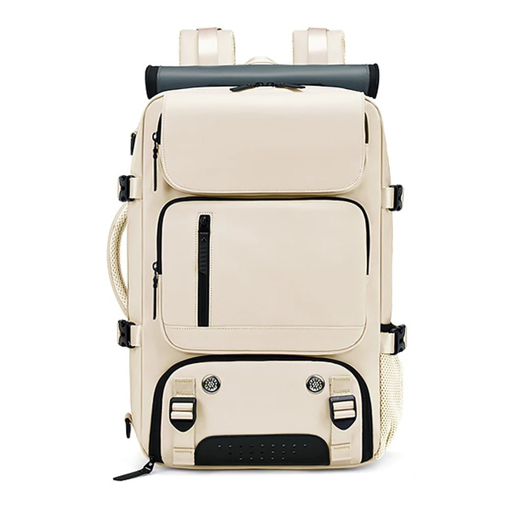 TRAVELMAX Pack - Vattentät resväska med USB-port, skofack och anti-tjuv ficka