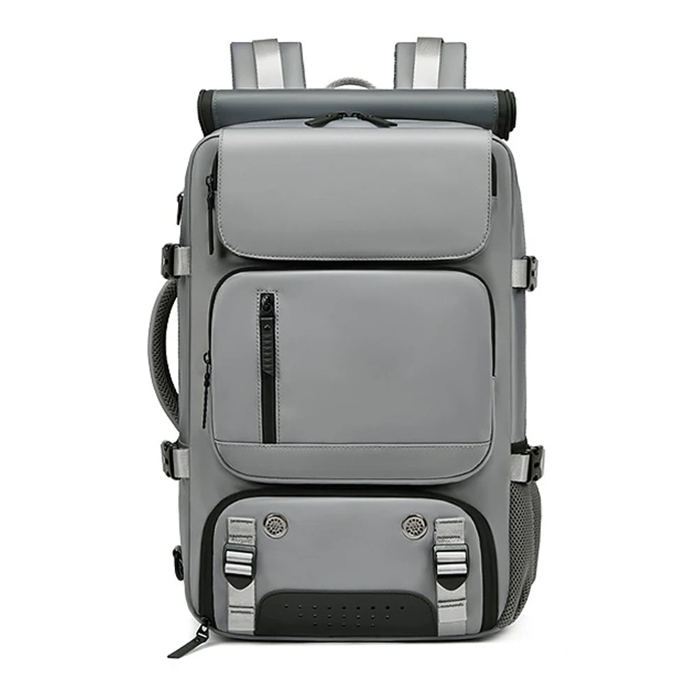 TRAVELMAX Pack - Vattentät resväska med USB-port, skofack och anti-tjuv ficka