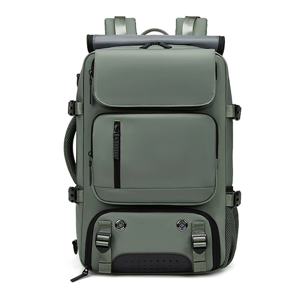 TRAVELMAX Pack - Vattentät resväska med USB-port, skofack och anti-tjuv ficka