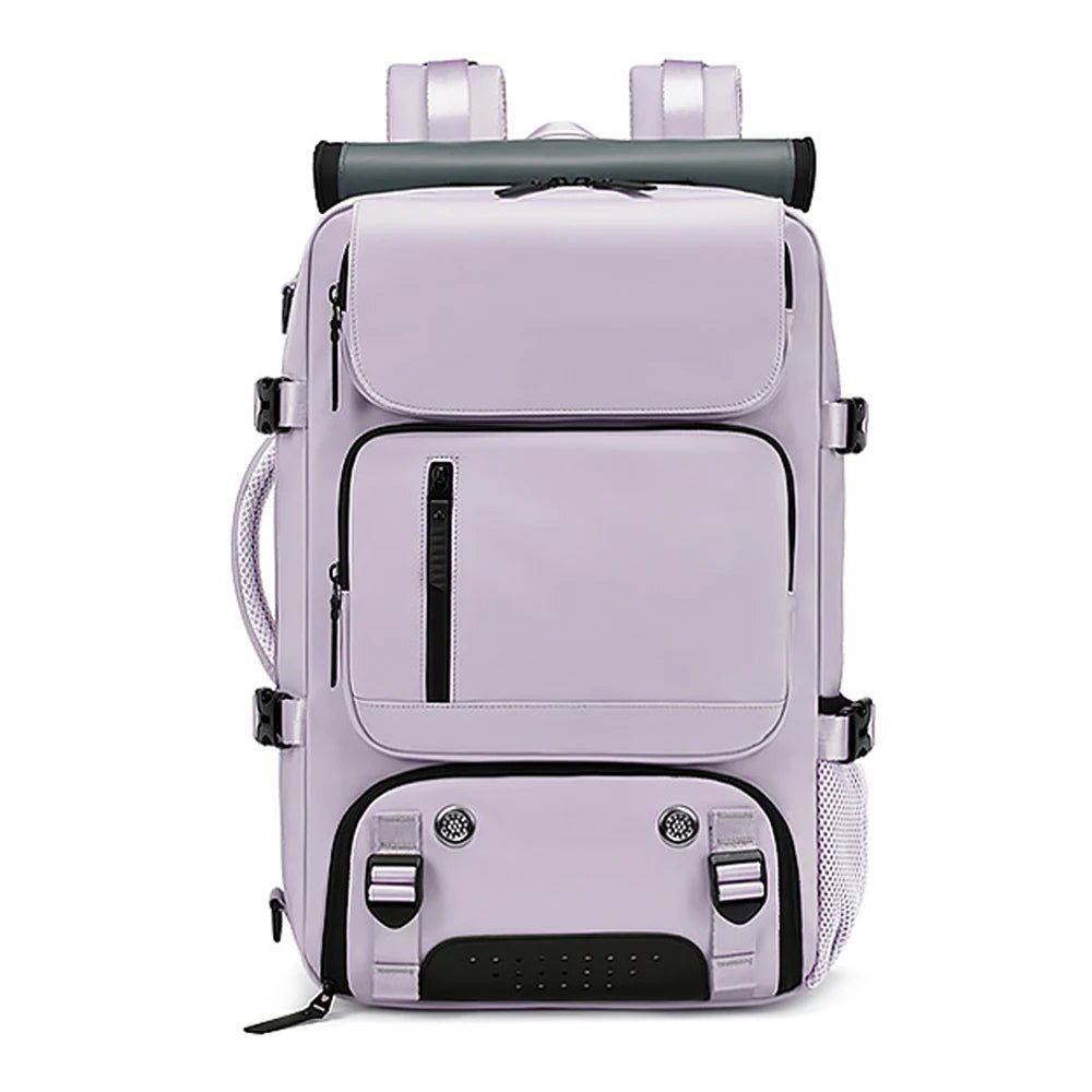 TRAVELMAX Pack - Vattentät resväska med USB-port, skofack och anti-tjuv ficka