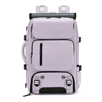 TRAVELMAX Pack - Vattentät resväska med USB-port, skofack och anti-tjuv ficka