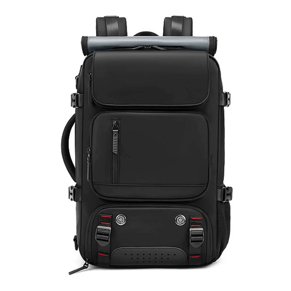 TRAVELMAX Pack - Vattentät resväska med USB-port, skofack och anti-tjuv ficka
