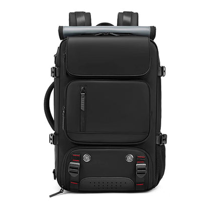 TRAVELMAX Pack - Vattentät resväska med USB-port, skofack och anti-tjuv ficka