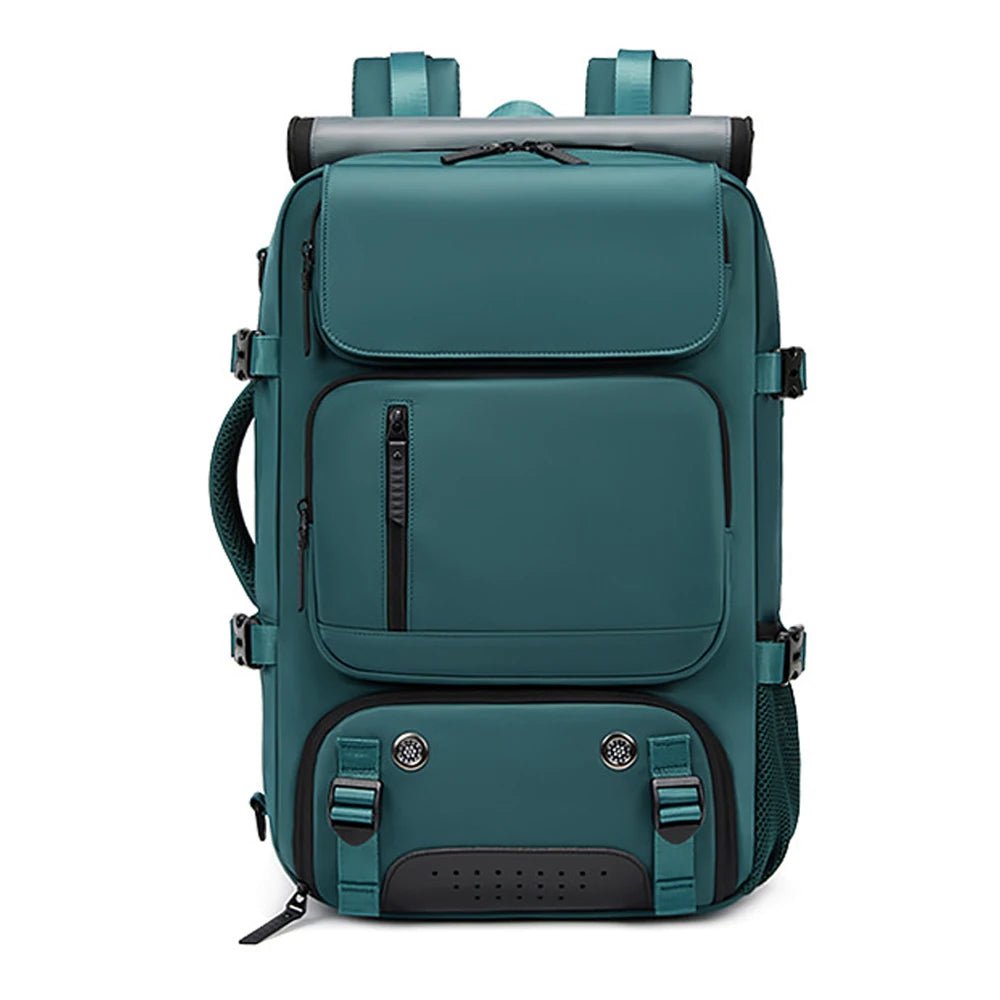 TRAVELMAX Pack - Vattentät resväska med USB-port, skofack och anti-tjuv ficka