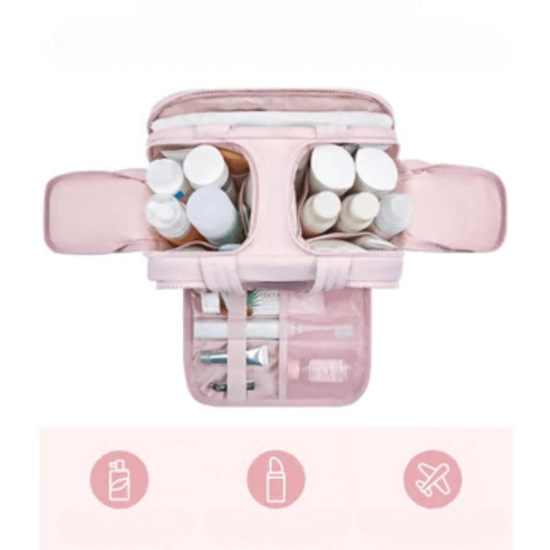 Travelsmart Kit - Kompakt kulturtasche med krok och vattentäta fack