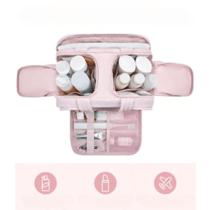 Travelsmart Kit - Kompakt kulturtasche med krok och vattentäta fack