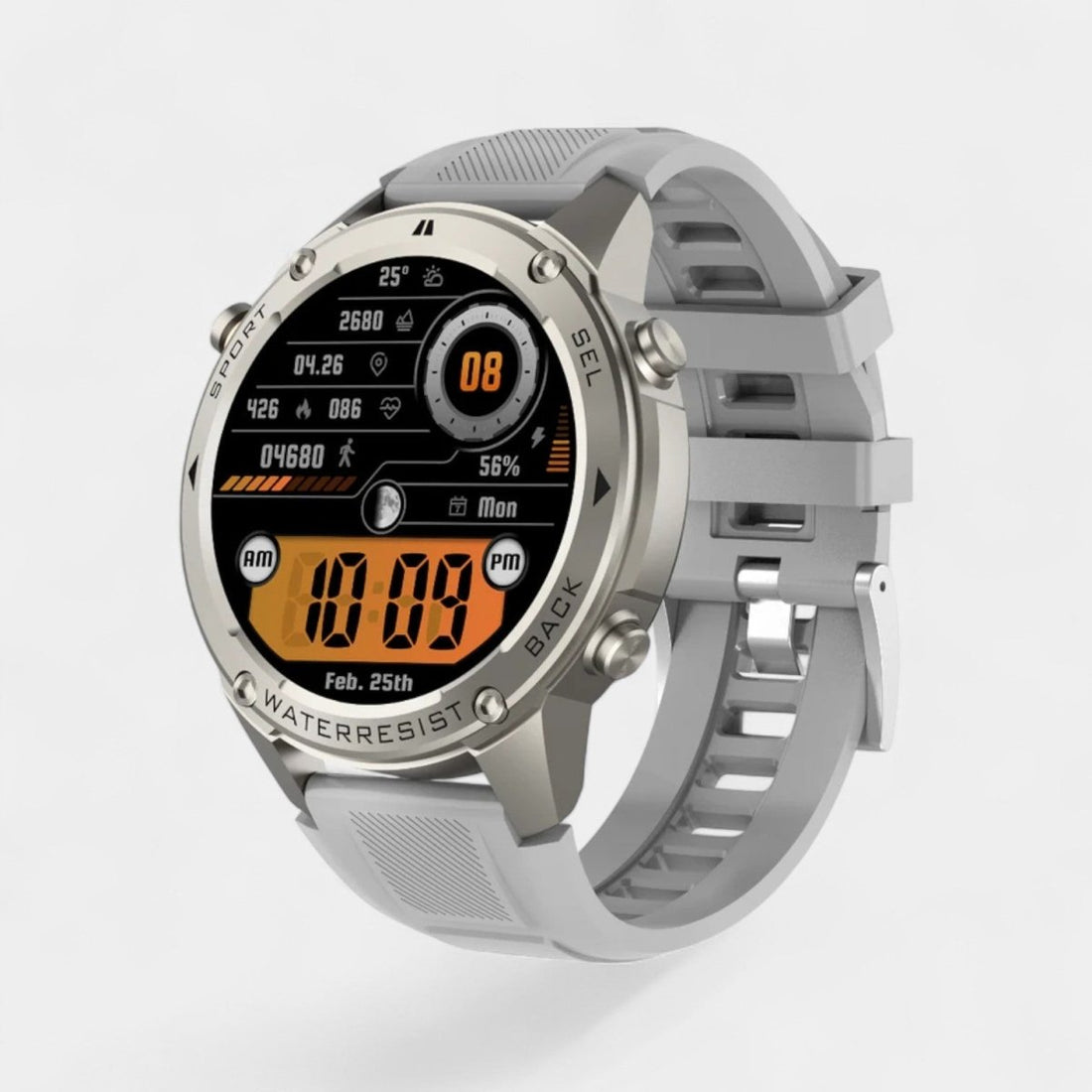 TrekSight X – Robust Smartwatch med GPS och hälsospårning