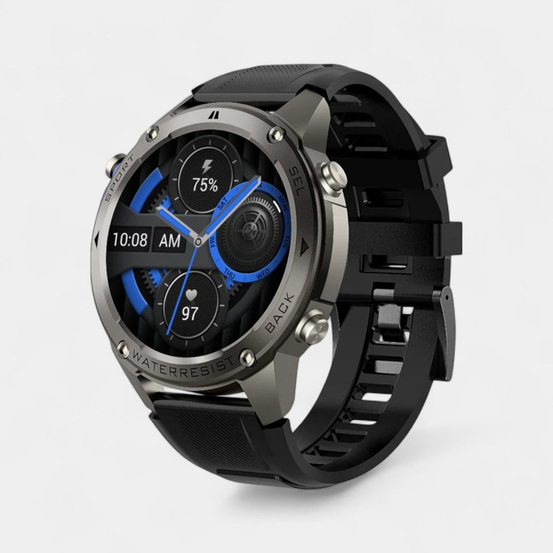 TrekSight X – Robust Smartwatch med GPS &amp; Häls monitoring