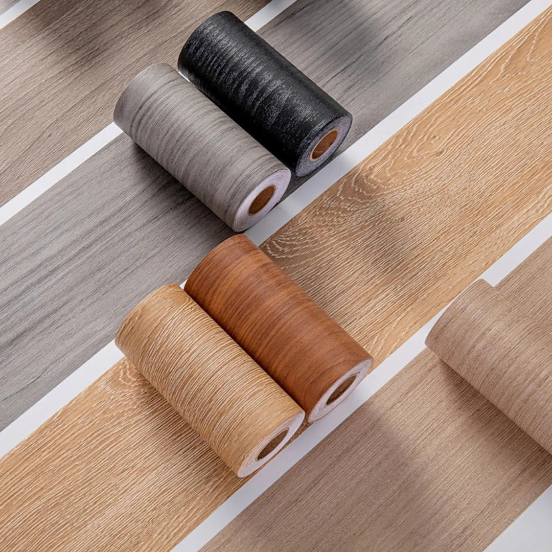 TRIMLINE – Förstärkt PVC-träådring Sockellists klistermärken