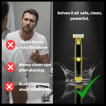 TRIMVIO – All-in-One Vått och Torrt Kroppshyvel