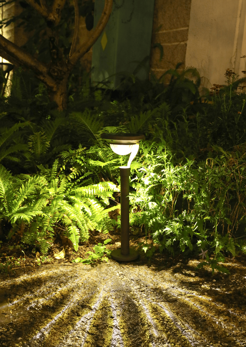 Carvallo Solar Utomhusvägglampa | Intelligent Sensor | Väderbeständig & Energibesparande | Varm- & Kallvit