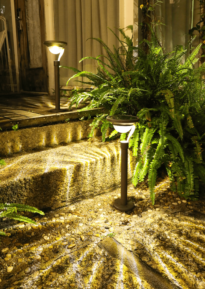 Carvallo Solar Utomhusvägglampa | Intelligent Sensor | Väderbeständig & Energibesparande | Varm- & Kallvit