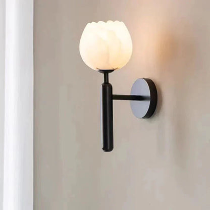LuxeLicht - Romantisk Vägglampa med Marmorfinish