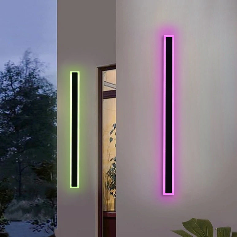 Groots RGB Linjär Minimalistisk Utomhusvägglampa