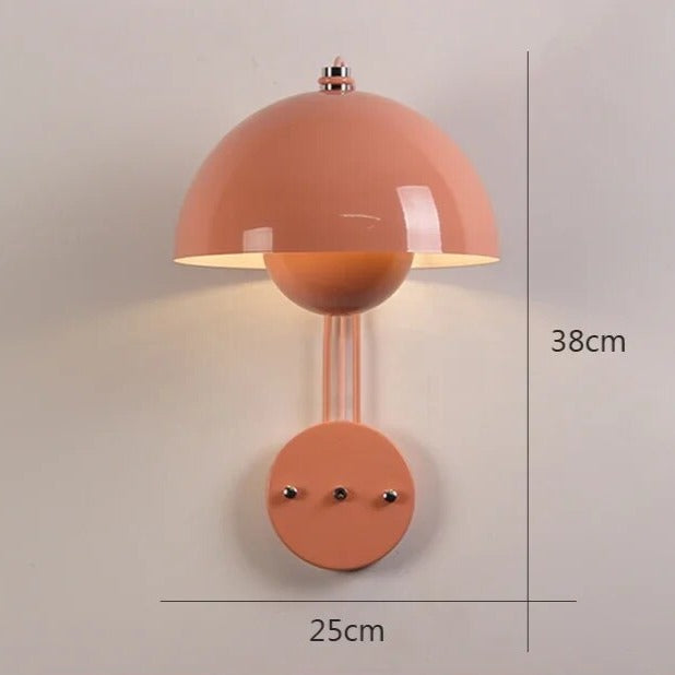 NightBud - Modern vägglampa med svampdesign