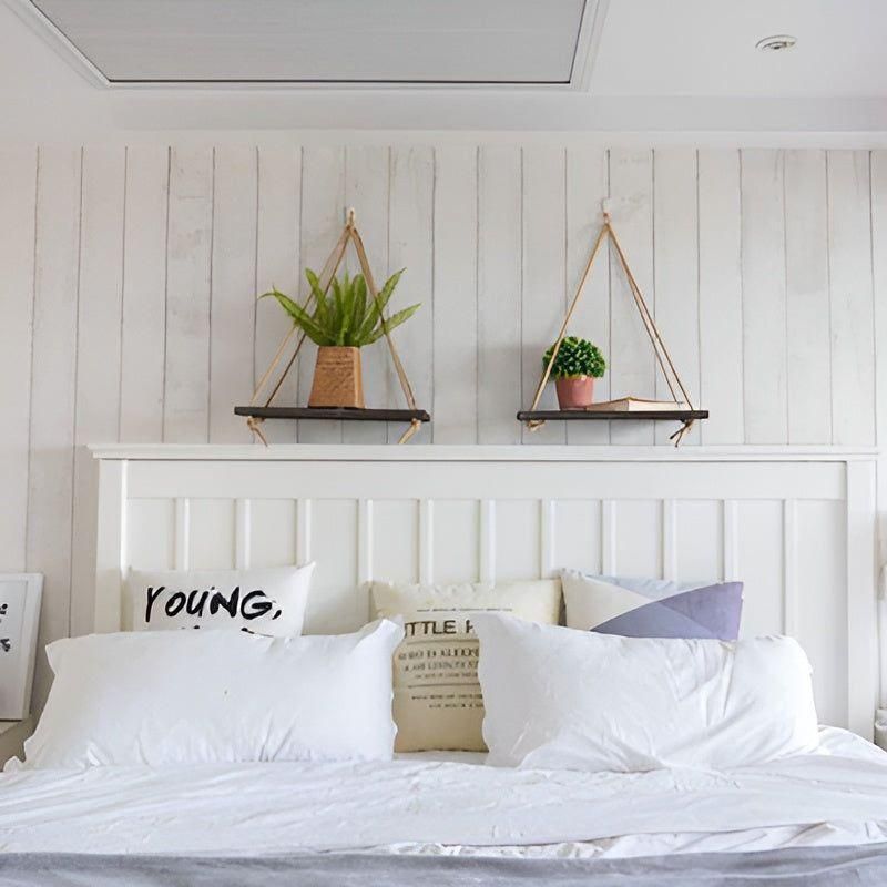 Chic SwingShelf - Minimalistiskt Multifunktionellt Hängande Vägghylla