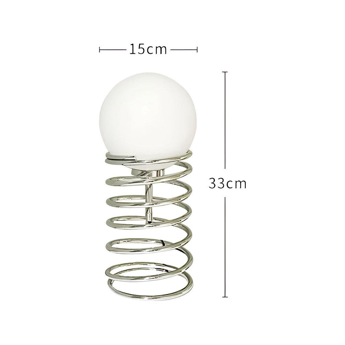 Spring Moon Glow - Elegant och minimalistisk måne på vår bordslampa