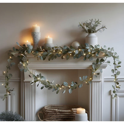 GlimmerOlive Light - Dekorativ olivkvist älvsljus