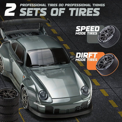 RACEREDGE – 1:24 skala RC driftbil med LED-hjul och fyrhjulsdrift