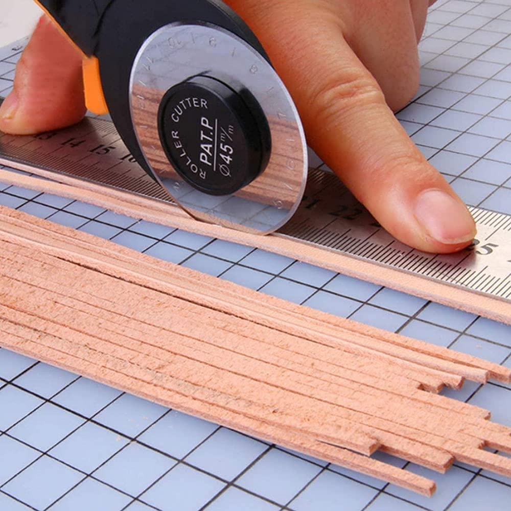 Ultraskarp roter roter tygskärare – precis skärning av flera lager med ergonomisk design