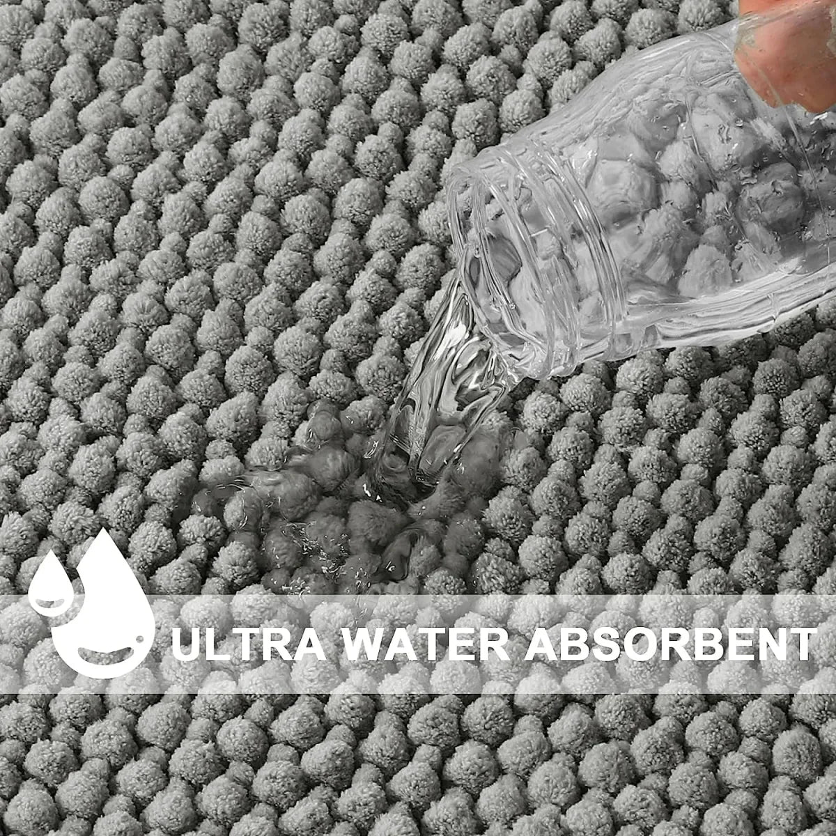 Ultrasofta badmattor – Mjuk mikrofiber-badmattor med halkfritt design