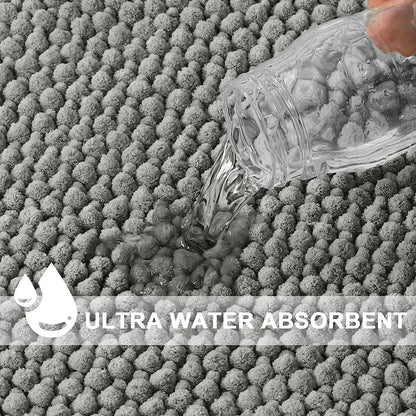 Ultrasofta badmattor – Mjuk mikrofiber-badmattor med halkfritt design
