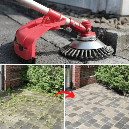 Oumbrytbara trimmerblad - 360° stålblad för ogräsfritt gräs