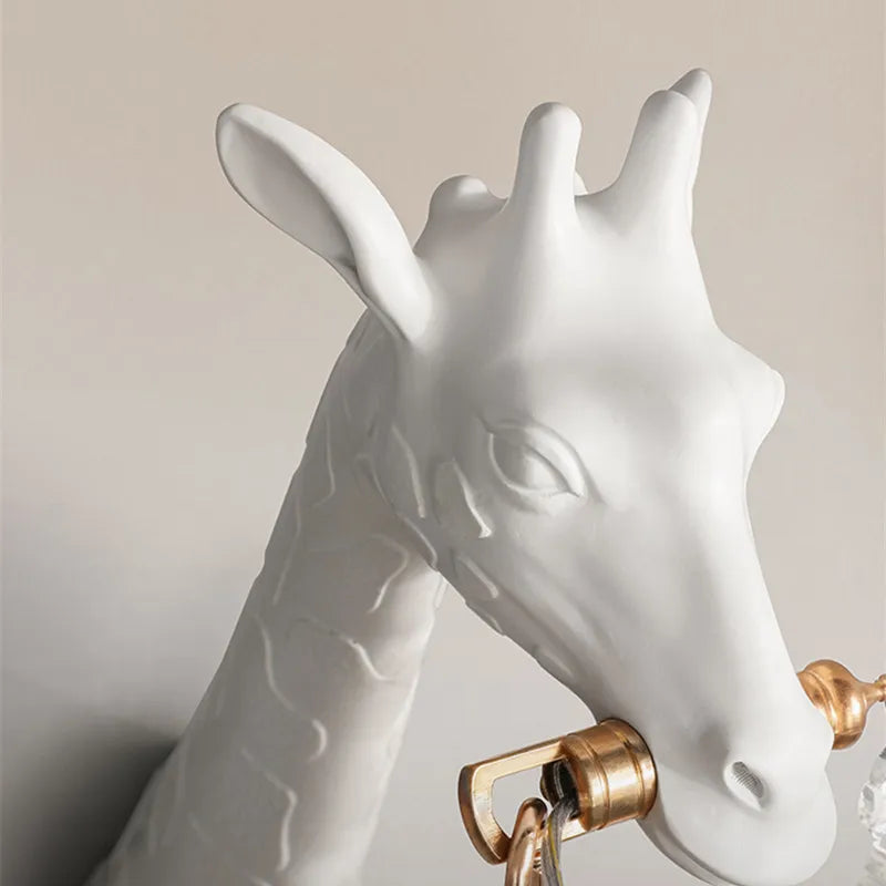 Elegant Giraff Vägglampa – Lyxig och Unik Design