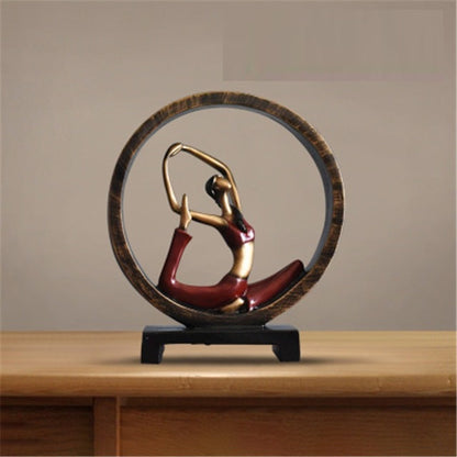 Moderna Abstrakta Harpikskulpturer för Kontorsdekoration 11 Tum