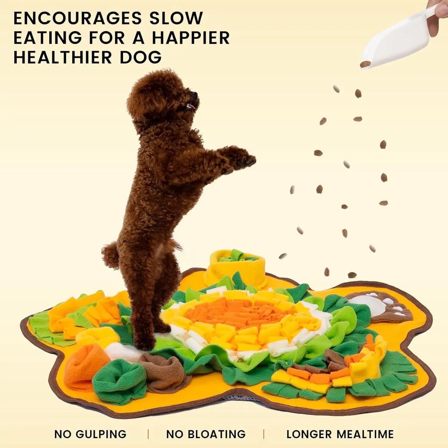 Royallure Snuffle Mat för hundar Interaktiv långsam matare Berikning pussel leksak